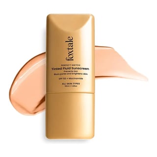 Foxtale Tinted Fluid Sunscreen SPF 50