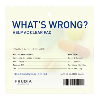 Frudia What′s Wrong Help AC Clear Pad