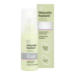 Superdrug Naturally Radiant 2 In 1 Moisturiser & Serum