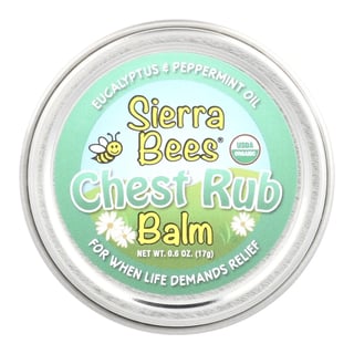 Sierra Bees Chest Rub Balm With Eucalyptus & Peppermint Oil