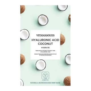 Vitamasques Hydrate Hyaluronic Acid and Coconut Sheet Mask