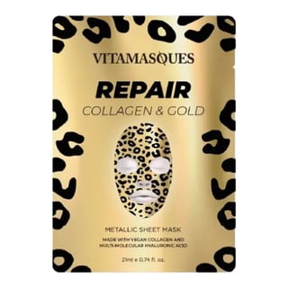 Vitamasques Repair Metallic Sheet Mask (Vegan Collagen and Hyaluronic Complex)