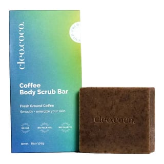 Cleo+Coco Coffee Body Scrub Bar