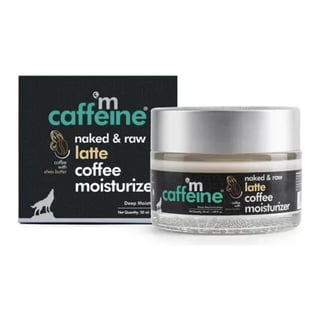 mCaffeine Latte Coffee Face Moisturizer with Shea Butter - Ceramide - Almond Milk