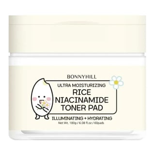 Bonnyhill Ultra Moisturizing Rice Niacinamide Toner Pad
