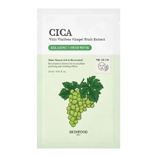 Skinfood Shine Muscat Cica Sheet Mask