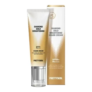 Pretty Skin Diamond Gold Brightening CC & BB Cream SPF 50+