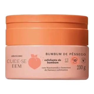 O Boticário Esfoliante De Bumbum Cuide-Se Bem Bumbum De Pêssego