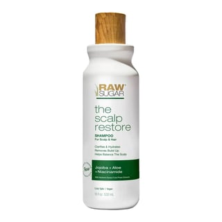 Raw Sugar The Scalp Restore Shampoo With Jojoba + Aloe + Niacinamide