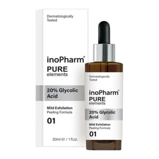 Inopharm ピュア エレメンツ グリコール酸 フェイシャル ピーリング 20%