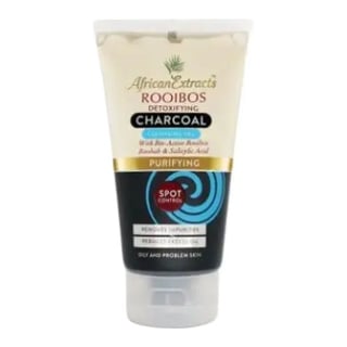 African Extracts Rooibos Skin Care Purifying Detoxifying Charcoal Cleansing Gel