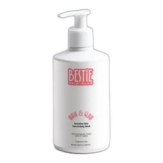 Bestie Skin Club Wash & Glow Sensitive Skin Face & Body Cleanser