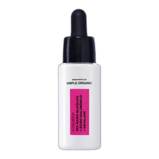 Simple Organic Ultra Serum 10% Acido Glicolico + Acido Hialuronico + Squalane