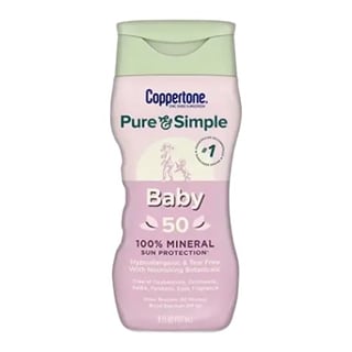 Coppertone Pure And Simple Baby Sunscreen Lotion SPF 50