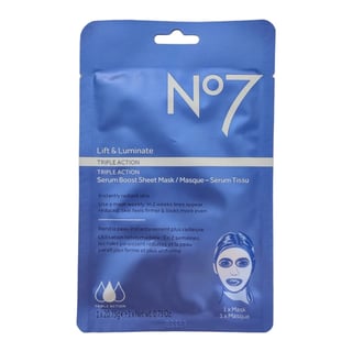 No7 Lift & Luminate Triple Action Serum Boost Sheet Mask