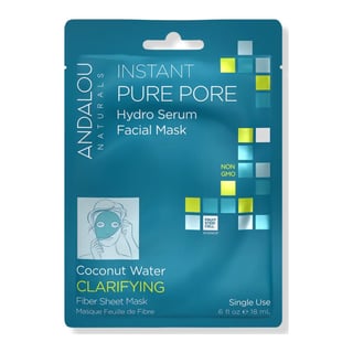 Andalou Naturals Clarifying Instant Pure Pore Facial Sheet Mask