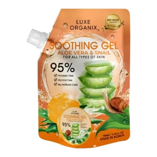 Luxe Organix Aloe Vera And Snail Soothing Gel