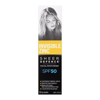 Invisible Zinc Sheer Defence Facial Moisturiser SPF 50