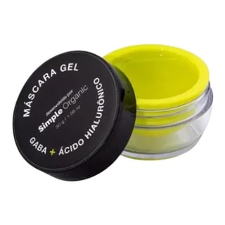 Simple Organic Máscara Gel Gaba + Ácido Hialurônico