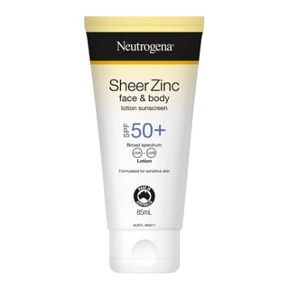 Neutrogena Sheer Zinc Face & Body Lotion Sunscreen SPF 50+