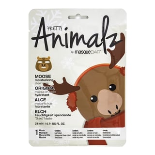 Masque Bar Pretty Animalz Holiday Moose Sheet Mask