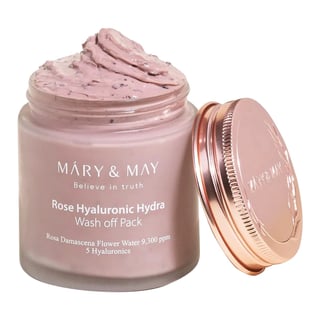 Mary & May Vegan Rose Hyaluronic Hydra Wash Off Mask Pack