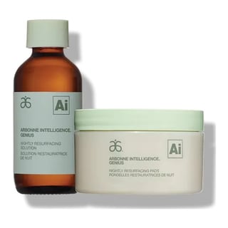 Arbonne Intelligence Genius Nightly Resurfacing Pads & Solution