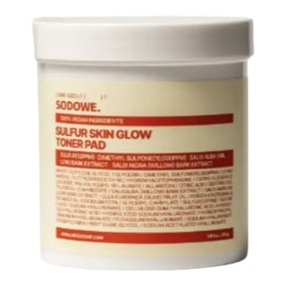 Sodowe. Sulfur Skin Glow Toner Pad