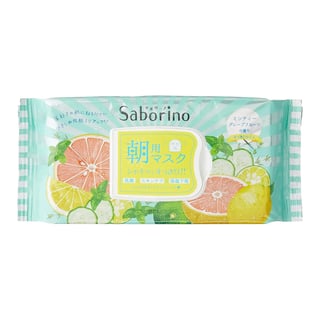Saborino Morning Care 3-in-1 Face Sheet Mask - Minty Fresh