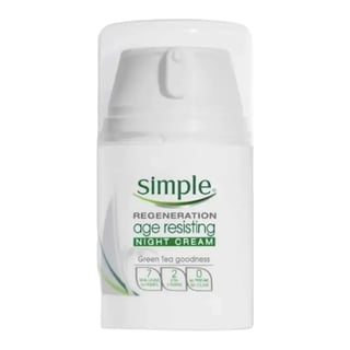 Simple Skincare Regeneration Age Resisting Night Cream