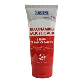 Dr. Sensitive Niacinamide+ Salicylic Acid Serum Cream Cleanser