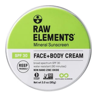 Raw Elements Mineral Sunscreen Face + Body Cream SPF 30