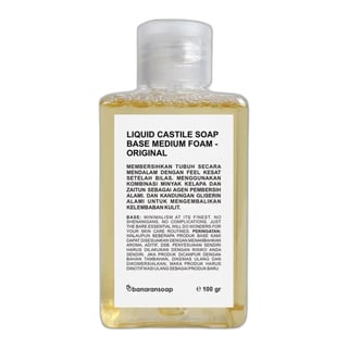 Banaransoap Liquid Castile Soap Base Medium Foam