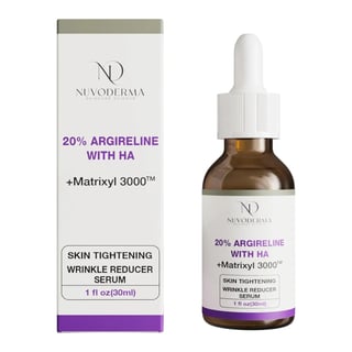 Nuvoderma 20% Argireline With HA + Matrixyl 3000 Skin Tightening Wrinkle Reducer Serum