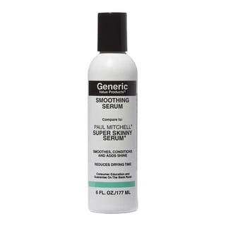 Generic Value Products Smoothing Serum Compare to Paul Mitchell Super Skinny Serum