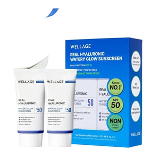 Wellage Real Hyaluronic Watery Glow Sunscreen SPF 50