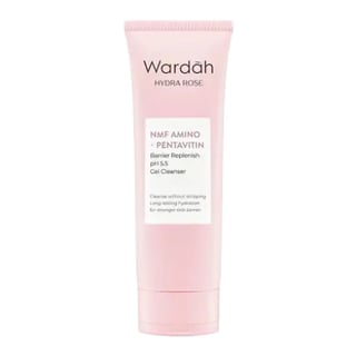 Wardah Hydra Rose NMF Amino + Pentavitin Barrier Replenish Gel Cleanser