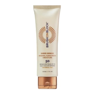 Brush On Block Sheer Genius Mineral Sunscreen + Moisture SPF 50