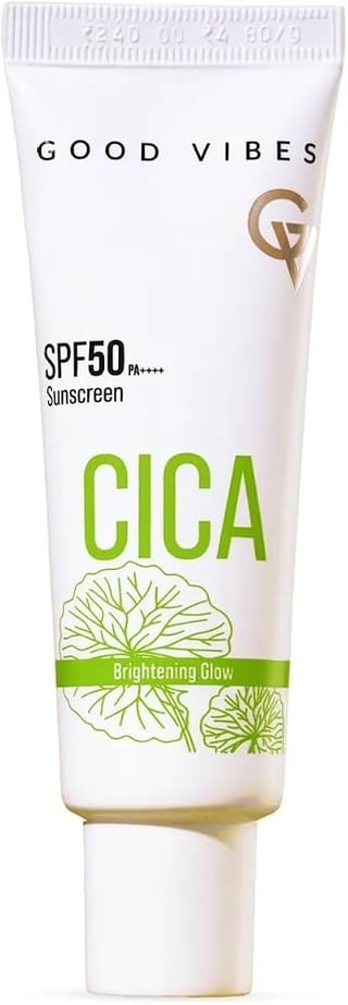 Good Vibes واقي شمس CICA للتفتيح والإشراقة SPF50 PA++++