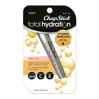 ChapStick Total Hydration Vitamin Enriched Peach Tea Lip Oil