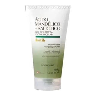 O Boticário Botik Ácido Mandélico + Salicílico Gel De Limpeza Facial Micelar