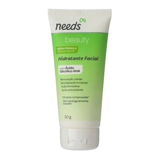 Needs Hidratante Facial Com Acido Glicólico
