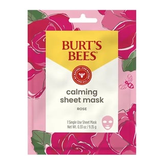 Burt's Bees قناع الورد الورقي المهدّئ
