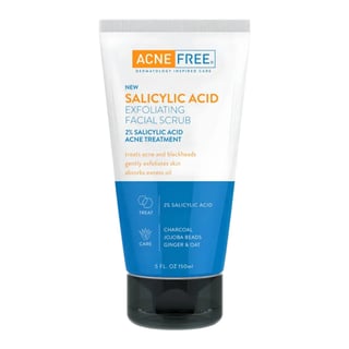Acne Free Salicylic Acid Exfoliating Facial Scrub