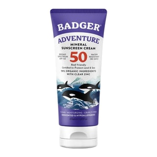 Badger Adventure Mineral Sunscreen Cream SPF 50