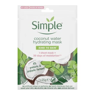 Simple Skincare Kind To Skin Coconut Water Hydrating Mask