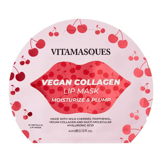 Vitamasques Cherry Vegan Collagen Lip Mask (Moisturise & Plump)