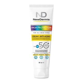 Newdermis High Protection Cream Anti-Aging Sunscreen SPF 50+