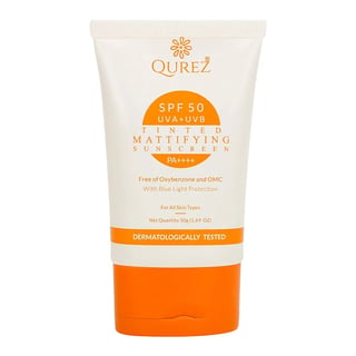 Qurez Mattifying Tinted Sunscreen SPF 50 PA++++