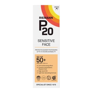 P20 Sensitive Face SPF50+ Suncream